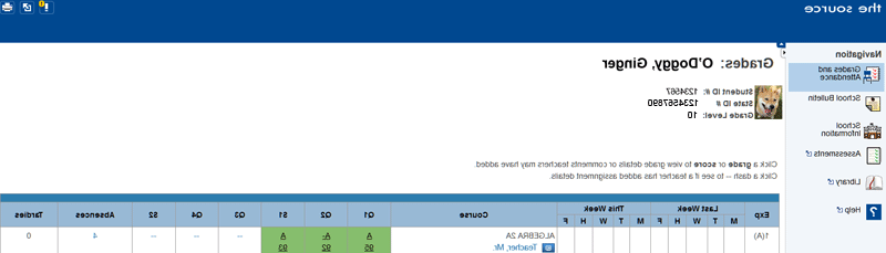 Image of Source log on screen